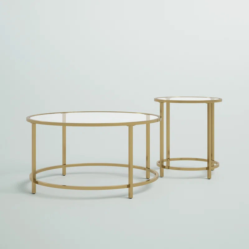 Doynton Glass Top Coffee Table