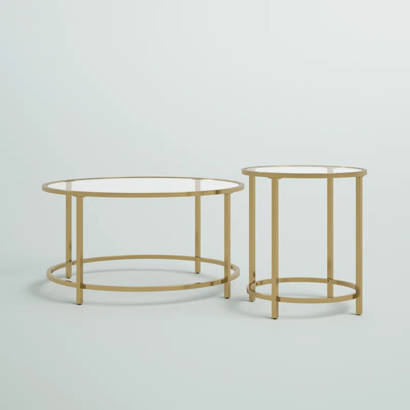 Doynton Glass Top Coffee Table