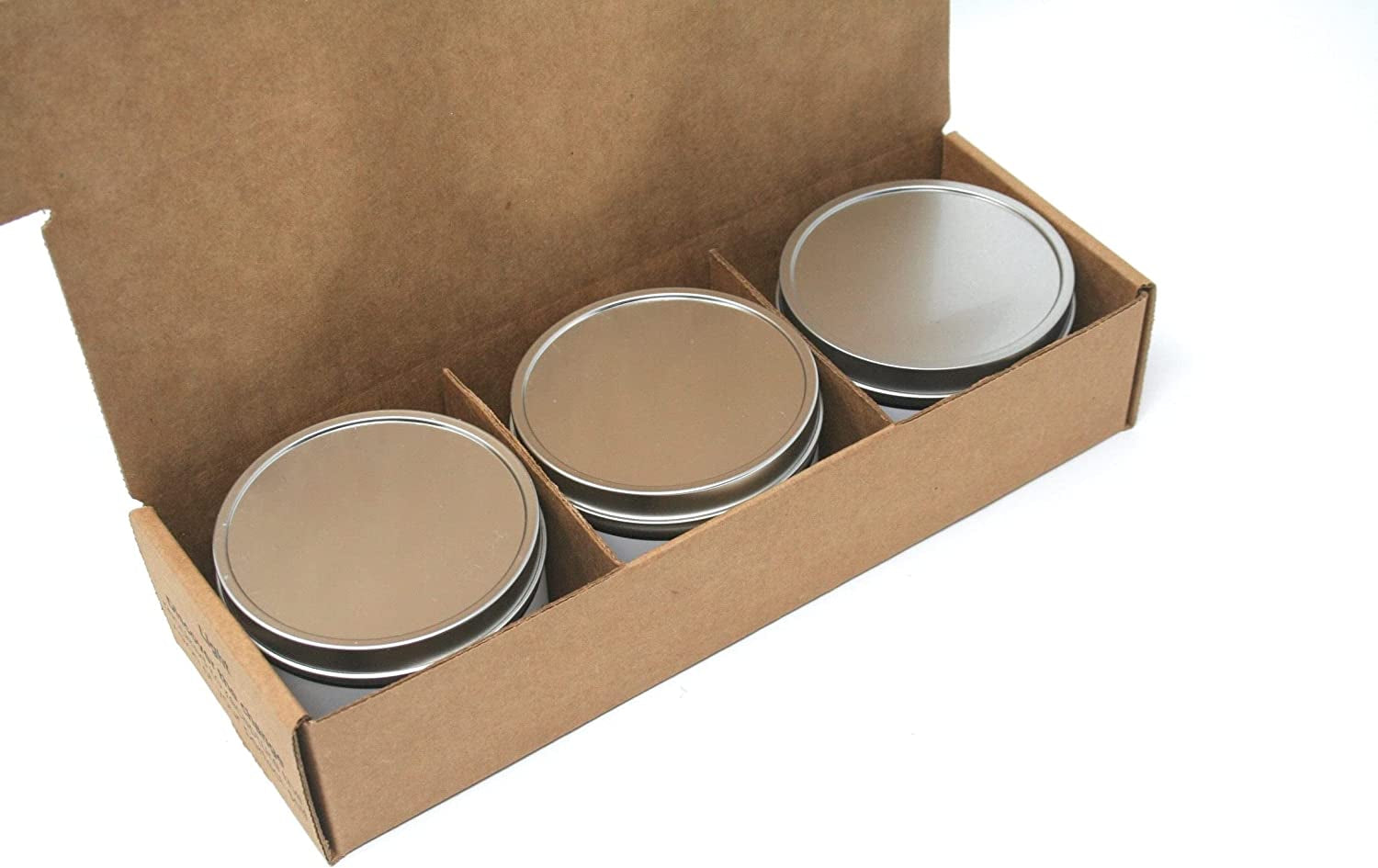 Scented Candles - Sandalwood, Evergreen & Cedar (Pack of 3) Soy Candles Aromatherapy, 8Oz